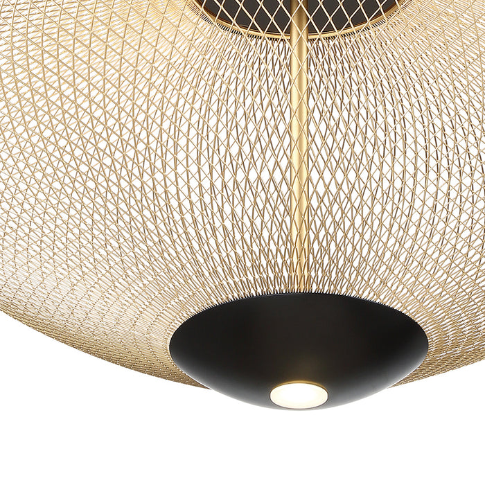 LED Pendant from the Park collection in Black finish