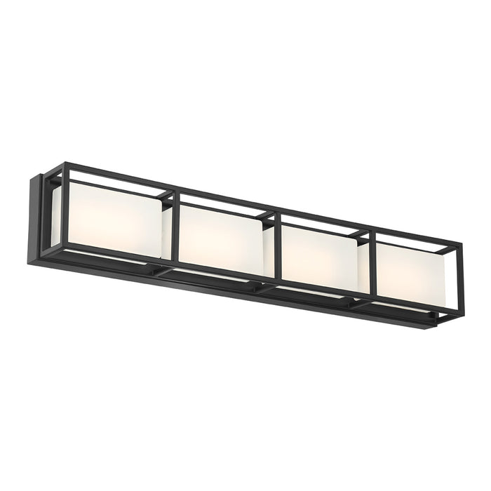 LED Bathbar from the Tamar collection in Black finish