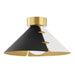 Hudson Valley - KBS1352501L-AGB - One Light Flush Mount - Split - Aged Brass