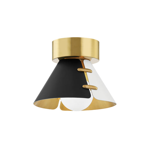 Hudson Valley - KBS1352501S-AGB - One Light Flush Mount - Split - Aged Brass