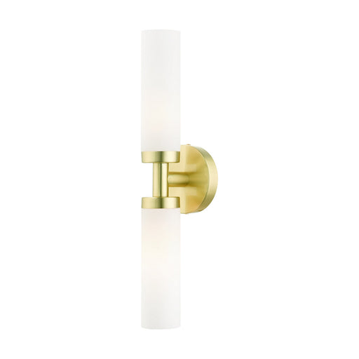 Livex Lighting - 10104-12 - Two Light Vanity - Aero - Satin Brass