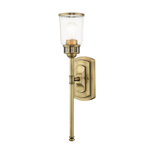 Livex Lighting - 10511-01 - One Light Wall Sconce - Lawrenceville - Antique Brass
