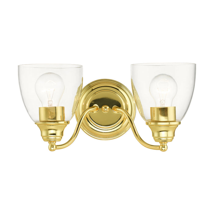Livex Lighting - 15132-02 - Two Light Vanity - Montgomery - Polished Brass