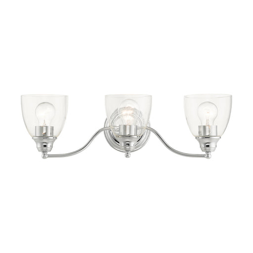 Livex Lighting - 15133-05 - Three Light Vanity - Montgomery - Polished Chrome