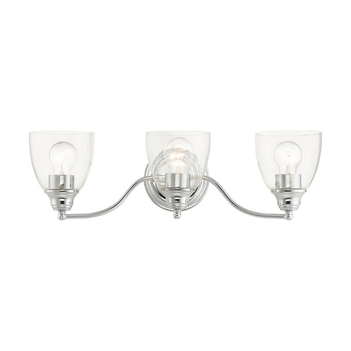 Livex Lighting - 15133-05 - Three Light Vanity - Montgomery - Polished Chrome