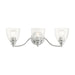 Livex Lighting - 15133-05 - Three Light Vanity - Montgomery - Polished Chrome