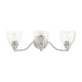 Livex Lighting - 15133-91 - Three Light Vanity - Montgomery - Brushed Nickel