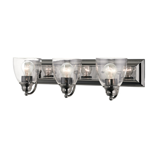 Livex Lighting - 17073-46 - Three Light Vanity - Birmingham - Black Chrome