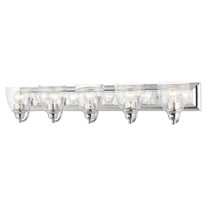 Livex Lighting - 17075-05 - Five Light Vanity - Birmingham - Polished Chrome