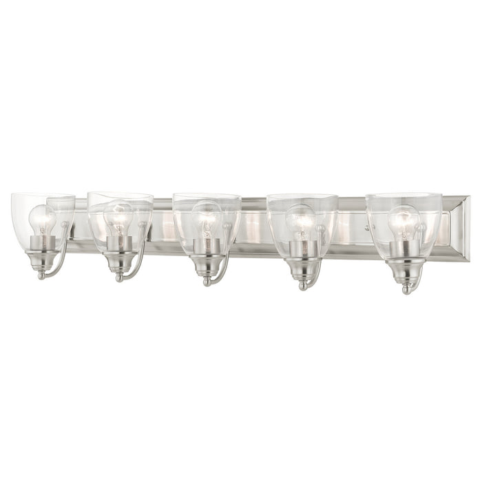 Livex Lighting - 17075-91 - Five Light Vanity - Birmingham - Brushed Nickel
