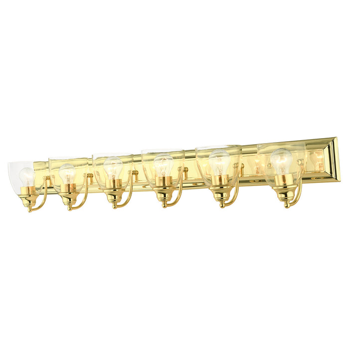 Livex Lighting - 17076-02 - Six Light Vanity - Birmingham - Polished Brass