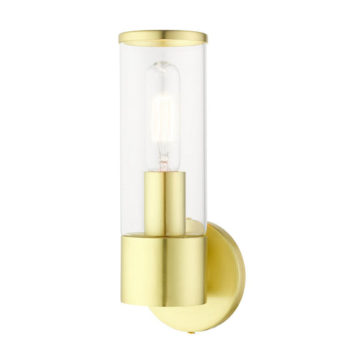 Livex Lighting - 17281-12 - One Light Wall Sconce - Bancroft - Satin Brass