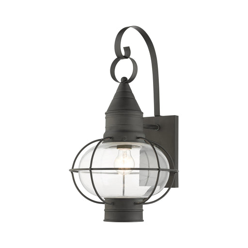 Livex Lighting - 26904-61 - One Light Outdoor Wall Lantern - Newburyport - Charcoal