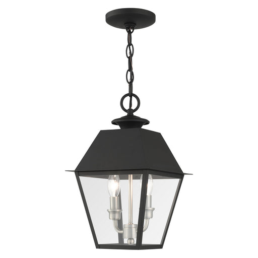 Livex Lighting - 27217-04 - Two Light Outdoor Pendant - Mansfield - Black