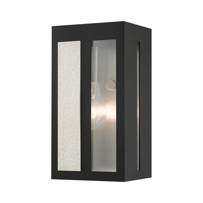 Livex Lighting - 27411-04 - One Light Outdoor Wall Lantern - Lafayette - Black