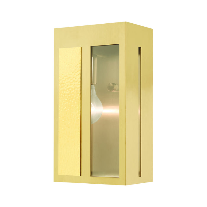 Livex Lighting - 27412-12 - One Light Outdoor Wall Lantern - Lafayette - Satin Brass