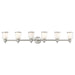 Livex Lighting - 40216-91 - Six Light Vanity - Middlebush - Brushed Nickel