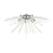 Livex Lighting - 41251-05 - Six Light Flush Mount - Utopia - Polished Chrome