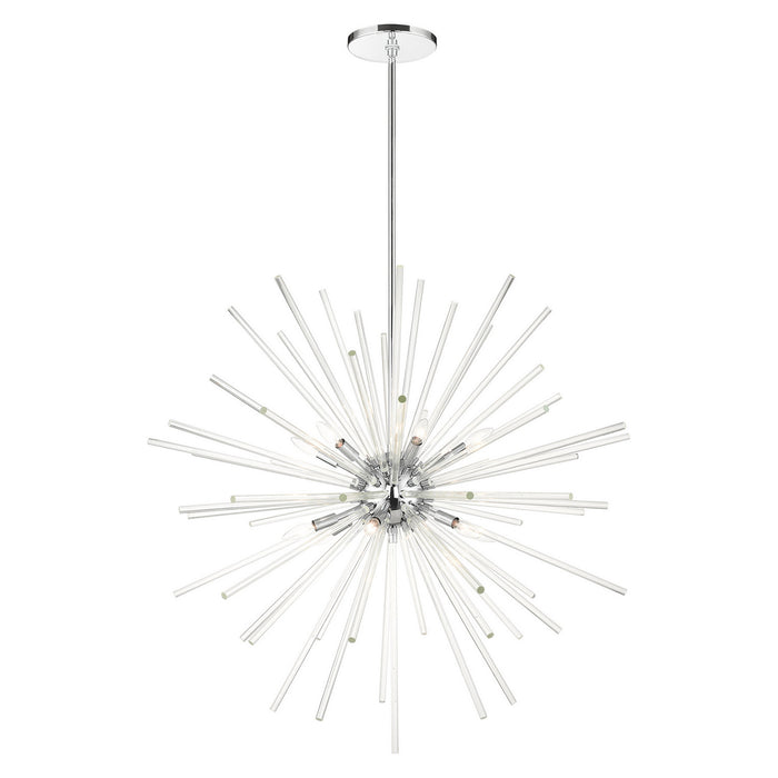 Livex Lighting - 41259-05 - 12 Light Foyer Pendant - Utopia - Polished Chrome