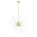 Livex Lighting - 41259-12 - 12 Light Foyer Pendant - Utopia - Satin Brass