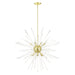 Livex Lighting - 41260-12 - 16 Light Foyer Pendant - Utopia - Satin Brass