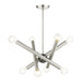 Livex Lighting - 45584-91 - Eight Light Chandelier - Stafford - Brushed Nickel