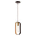 Livex Lighting - 45761-07 - One Light Pendant - Ravena - Bronze with Antique Brass