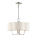 Livex Lighting - 45806-91 - Four Light Chandelier - Solstice - Brushed Nickel