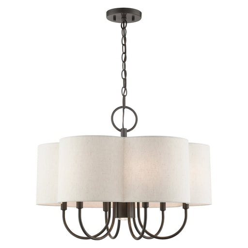Livex Lighting - 45807-92 - Seven Light Chandelier - Solstice - English Bronze
