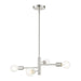 Livex Lighting - 45864-91 - Four Light Chandelier - Bannister - Brushed Nickel