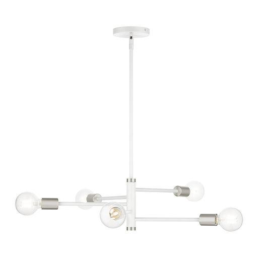 Livex Lighting - 45865-03 - Five Light Chandelier - Bannister - White