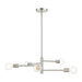 Livex Lighting - 45865-91 - Five Light Chandelier - Bannister - Brushed Nickel