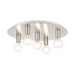 Livex Lighting - 45875-91 - Five Light Flush Mount - Hillview - Brushed Nickel