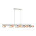 Livex Lighting - 45898-91 - Ten Light Linear Chandelier - Novato - Brushed Nickel