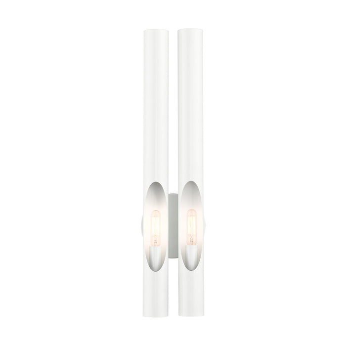 Livex Lighting - 45912-69 - Two Light Wall Sconce - Acra - Shiny White