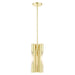 Livex Lighting - 45913-12 - Three Light Chandelier - Acra - Satin Brass