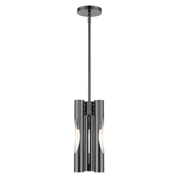 Livex Lighting - 45913-46 - Three Light Chandelier - Acra - Black Chrome