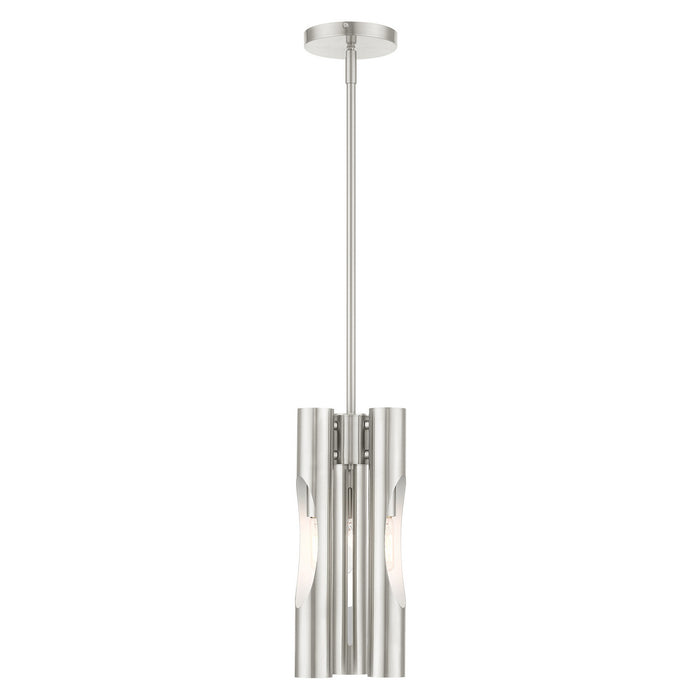 Livex Lighting - 45913-91 - Three Light Chandelier - Acra - Brushed Nickel