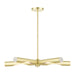 Livex Lighting - 45915-12 - Five Light Chandelier - Acra - Satin Brass