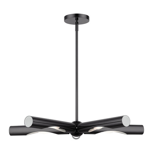 Livex Lighting - 45915-46 - Five Light Chandelier - Acra - Black Chrome