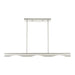 Livex Lighting - 45917-91 - Three Light Linear Chandelier - Acra - Brushed Nickel