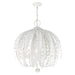 Livex Lighting - 46235-60 - Five Light Chandelier - Acanthus - Antique White