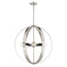 Livex Lighting - 46416-91 - Five Light Chandelier - Modesto - Brushed Nickel