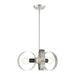 Livex Lighting - 46423-91 - Three Light Chandelier - Modesto - Brushed Nickel