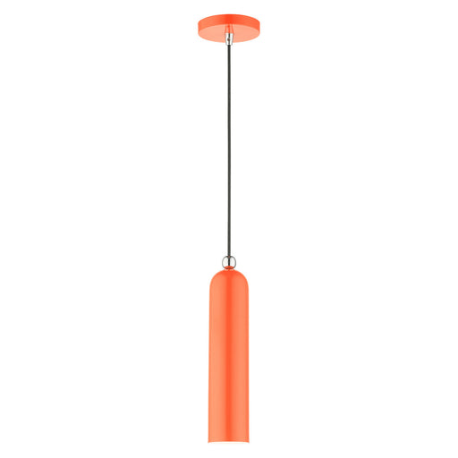 Livex Lighting - 46751-77 - One Light Pendant - Ardmore - Shiny Orange