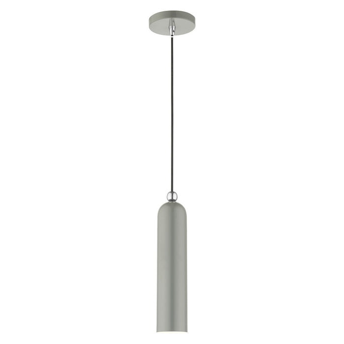 Livex Lighting - 46751-90 - One Light Pendant - Ardmore - Shiny Light Gray