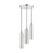 Livex Lighting - 46753-91 - Three Light Pendant - Ardmore - Brushed Nickel