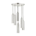 Livex Lighting - 46756-91 - Six Light Pendant - Ardmore - Brushed Nickel
