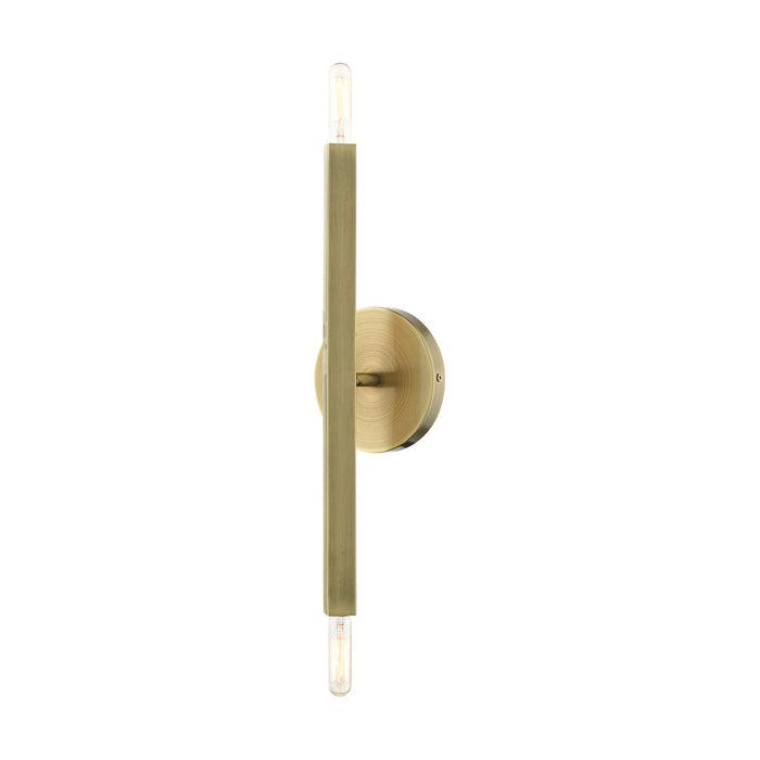 Livex Lighting - 46981-01 - Two Light Wall Sconce - Monaco - Antique Brass