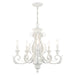 Livex Lighting - 49065-69 - Five Light Chandelier - Valencia - Shiny White
